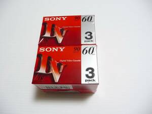◆新品未開封 SONY ソニー 3DVM60R3 [60分MiniDVカセット3本パックｘ3セット＝計9巻]