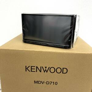 【A】新品未使用　KENWOOD　MDV-D710　カーナビ　ケンウッド　Bluetooth　彩速ナビ　車用品　アクセサリ　日本製　【371】