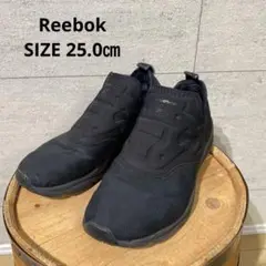 Reebok　リーボック　スリッポン　スニーカー　靴　快適　黒　エア