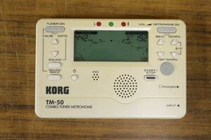 KORG コルグ TM-50 COMBO TUNER METRONOME チューナー メトロノーム EH846