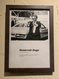 RESERVOIRDOGS レザボアドックス ⑤ B5 ポスター 額付き パルプフィクション