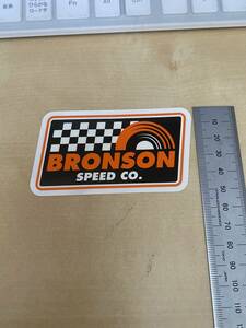 BRONSON speed co. 　STICKER 　ブロンソン　ベアリングメーカー　ステッカー　シール