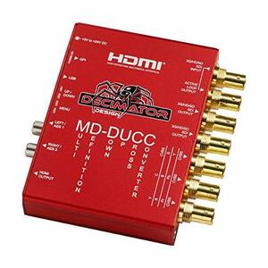 【中古】デシメータ MD-DUCC マルチデフィニトン ダウンアップ クロス コンバーター SDI - SDI、HDMI、アナログビデオ 2X AES/EBU、2X アナ