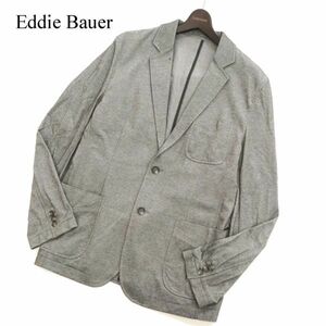 Eddie Bauer エディーバウアー 通年★ 2B テーラード ジャケット Sz.L　メンズ グレー アウトドア　C3T02366_3#O