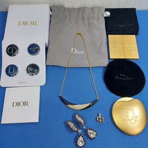 ◆ブランド アクセサリー まとめて 6点◆Christian Dior ディオール◆ネックレス◆イヤリング◆ペンダント◆ミラー◆ピンバッジ