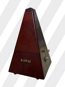メトロノーム　カワイ　KAWAI　木製　吹奏楽　レトロ　アンティーク調
