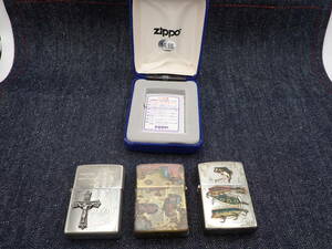 Zippo ジッポ　ライター　3点まとめて出品【中古品】【着火未確認】