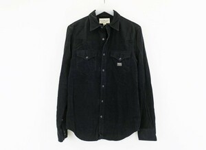 ◇【Denim & Supply Ralph Lauren デニム＆サプライ ラルフローレン】コーデュロイ シャツ ブラック S