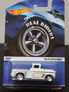 HOT WHeeLs 56 FLASHSIDER 白 フォード ピックアップ ミニカー LIMITED SHOP TRUCK PICKUP LOWDOWN RealRiders 限定 ホットウィール