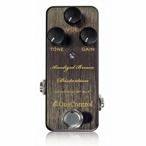 最落無し! One Control　Anodized Brown Distortion　/ a44956　ラウドかつノイズレス。モダンサウンドのディストーション！　1円