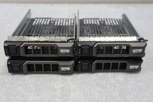 CB5990(1) & 【4個セット】 Dell PowerEdge R410 の 3.5インチ 用 ハードディスク(HDD)マウンタ★ラベル 900GB 10K ★ 0F238F