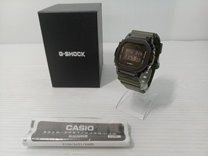 CASIO カシオ G-SHOCK Gショック DIGITAL 5600 SERIES GM-5600B-3JF ミリタリーテイスト【中古品】 〇YR-51592〇