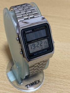 レアモデルCASIO バッテリーレス デジタル腕時計 AL-180稼働品 チープカシオ 