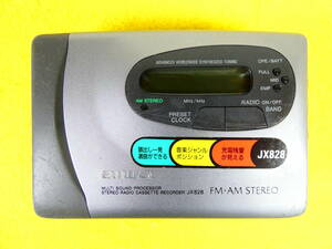AIWA アイワ HS-JX828 ポータブルカセットレコーダー 音響機器 オーディオ ※ジャンク/動作未確認 @送料520円 (5)