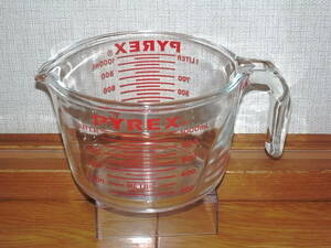 パイレックス・メジャーカップ 【当時物・美品】 PYREX １０００ｍｌ（１L）