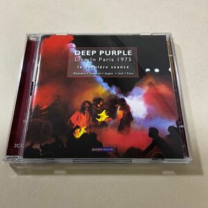 2CD DEEP PURPLE LIVE IN PARIS 1975 ディープパープル 