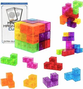 SEASOR 最強の頭脳ゲーム 立体パズル マグネットパズル 賢人パズル マグネットブロック マグネットおもちゃ 磁石ブロック 積