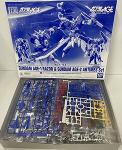 Ig931★未組立 1/144 HG ガンダムAGE-1 レイザー＆ガンダムAGE-2 アルティメスセット(2体セット) 「機動戦士ガンダムAGE」 プラモ 中古★