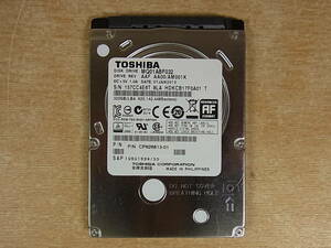 △B/542●東芝 TOSHIBA☆2.5インチHDD(ハードディスク)☆320GB SATA600 5400rpm☆MQ01ABF032☆中古品