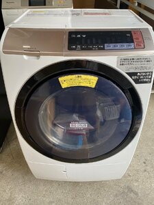 YI040363 ドラム式洗濯乾燥機　HITACHI/日立 BD-SV110BL 左開き 洗濯11kg/乾燥6kg ビックドラム 2018年 直接引き取り歓迎