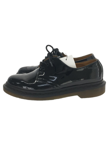 Dr.Martens◆ray beams別注/パテント3ホールシューズ/UK4/BLK/エナメル/黒