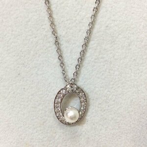 SWAROVSKI スワロフスキー ネックレス パール付き【クリックポスト可】