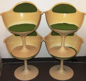 ４台セット　space age tulip chair daystrom 