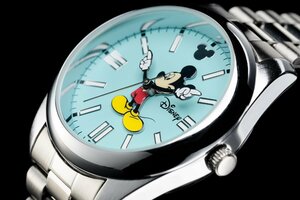 1円～ 1スタ アナザーヘブン×Disney限定MICKEYミッキーマウス別注コラボ時計オイスターパーペチュアル41mm7colors/ティファニーブルータ