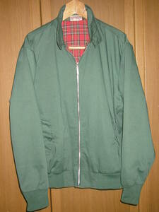 USA古着 COTTON WORKS 緑 グリーン ハリントンジャケット ジャケット ブルゾン スウィングトップ L ( 666 MERC ネバートラスト G9