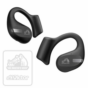 JVCケンウッド Victor HA-NP50T-BA ワイヤレスイヤホン Bluetooth オープンイヤー 耳をふさがない ながら聴き マル