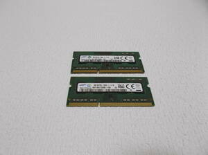 中古品 SAMSUNG DDR3 PC3-1600 8GB(4G*2) 現状品