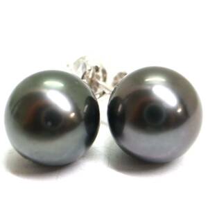 《K14WG アコヤ本真珠 イヤリング》A 約2.4g パール pearl earring pierce jewelry ジュエリー DA3/DA3