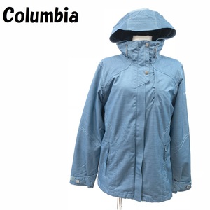 【人気】Columbia/コロンビア マウンテンパーカー アルパインアライアンス 青緑色 サイズS レディース/S665