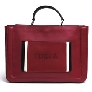 FURLA フルラ トートバッグ Reale L レアーレ 牛革 ビジネスバッグ パンチングロゴ ユニセックス 男女兼用