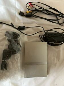 SONY PlayStation2本体 SCPH-75000 サテンシルバー 薄型 PS2 通電確認済
