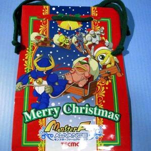 ●新品●モンスターファームアドバンス クリスマス 手提げひも付き紙袋 3個組★