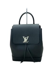 LOUIS VUITTON◆ロックミー・バックパック_BLK/牛革/BLK