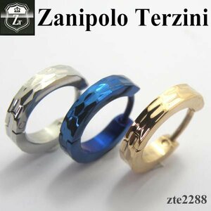 Zanipolo Terzini ザニポロ タルツィーニ ZTE2288 フープ ピアス ステンレス ローズゴールド 片耳用 