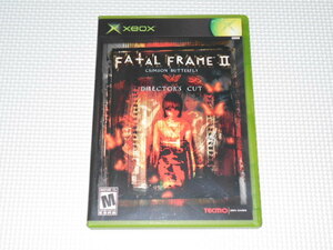 xbox★FATAL FRAME 2 CRIMSON BUTTERFLY DIRECTOR