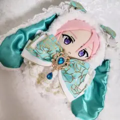 あんスタぬい服16cm⭐ホワイト×アクアミント垂れ耳うさぎさん⭐