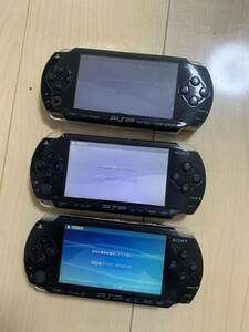 SONY PSP 1000 black 3個