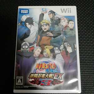 NARUTOナルト疾風伝☆激闘忍者大作戦EX3☆取説なし☆Wiiソフト 