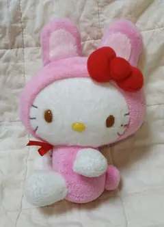 【USED訳あり】　ハロー キティ　ぬいぐるみ　サンリオ　HELLO KITTY