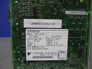 中古 YASKAWA サーボパック SGDJ-01AP SERVOPACK 0-230V(LBHR51212C110)