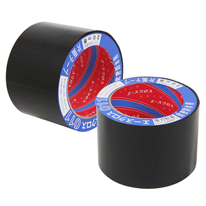 エースクロス011黒 光洋化学 テープ関連 気密防水テープ 75mmx20M
