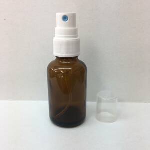 ★送料込み★　新品　即決　遮光瓶　茶色　スプレー　ミスト　容器　30ml　アロマ　コスメ　ルームフレグランス フローラルウォーター 詰替