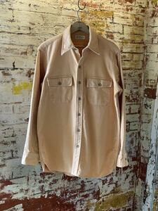 ~70s L.L.Bean CHAMOIS SHIRT OUTDOOR ヴィンテージ ビンテージ エルエルビーン シャモアシャツ 筆記体タグ アウトドア 60s アメトラ