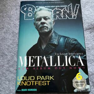 【雑誌】BURRN!/2023年6月号/METALLICA,PANTERA,BUCKCHERRY,OVERKILL,CARCASS,WINGER,LOUDPARK2023,KNOTFEST2023