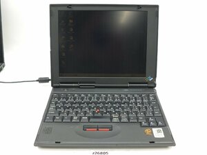 【z26805】IBM ThinkPad Type 2609-51J ノートパソコン 格安スタート