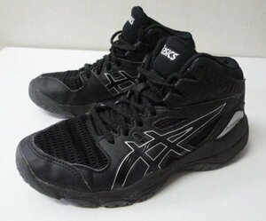 ◆asics アシックス DUNK SHOT MID 1064A006-003 /ASICS DUNK SHOT MB 9　スニーカー 黒 サイズ21cm